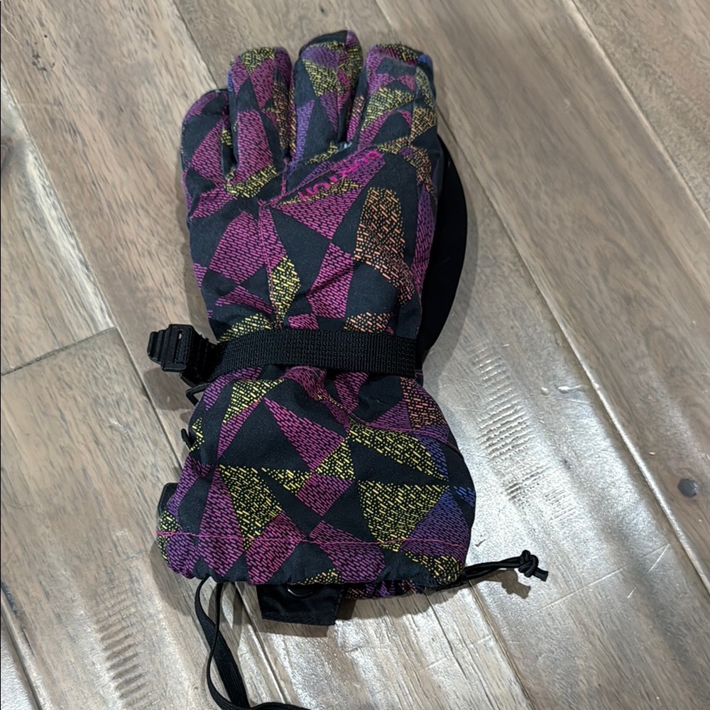 Single Burton Colorful Geometric-  Left Glove only. ISO the Right or selling